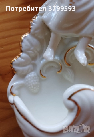 Античен порцеланов съд за светена вода, снимка 8 - Антикварни и старинни предмети - 52500276