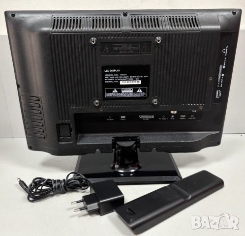 Перфектен! Телевизор Crown 16c01, 16 инча, Led, 12V, снимка 11 - Телевизори - 53504105