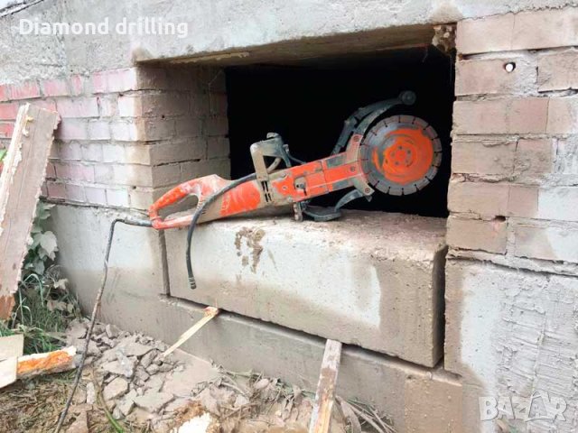 Диамантено пробиване и рязане на бетон, снимка 5 - Други ремонти - 41993640
