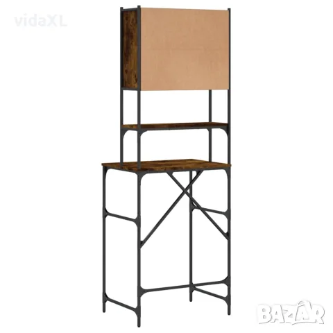 vidaXL Шкаф за пералня, опушен дъб, 68x48,5x194 см, снимка 10 - Шкафове - 56148226