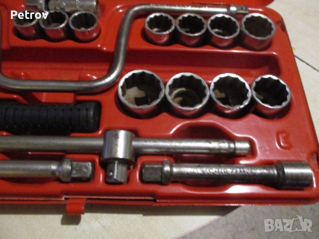 FACOM - MADE IN FRANCE - ORIGINAL FACOM - 1/2" ПРОФЕСИОНАЛНА ВИСОКОКАЧЕСТВЕННА Гедориа,вложки 8-34mm, снимка 2 - Гедорета - 44280297