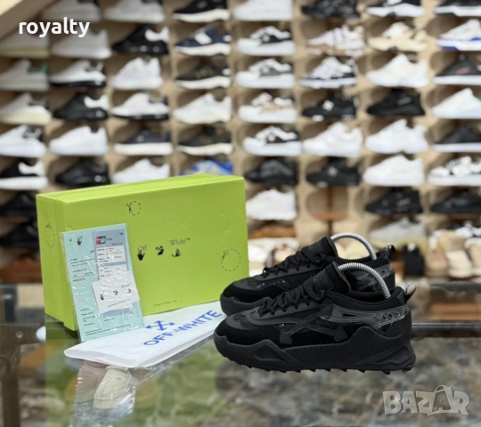 Off White Нови Черни Мъжки Маратонки 
