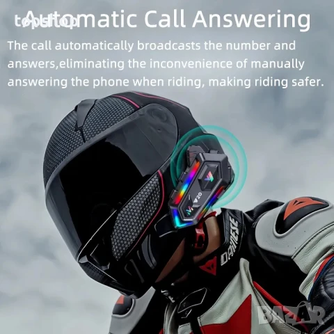 НОВ ИНТЕРКОМ за каска ELIKIDSTO Y20 Intercom интерком, Слушалки за каска, снимка 9 - Аксесоари и консумативи - 50555965