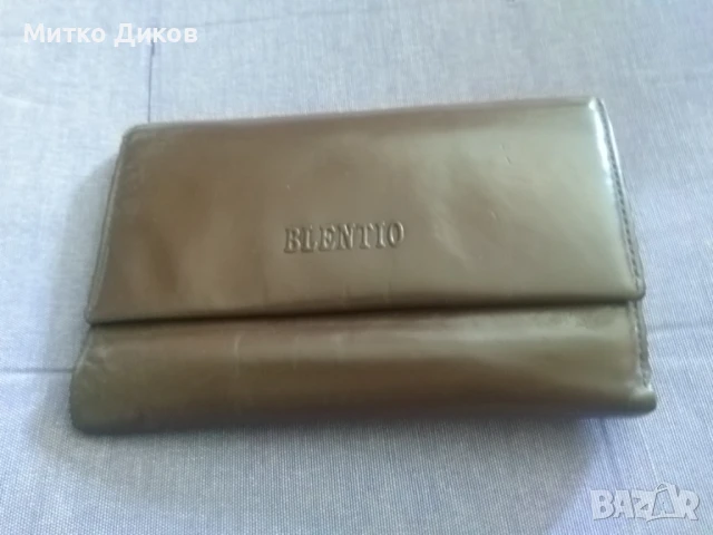 Марков портфейл Блентио естествена кожа 160х105мм