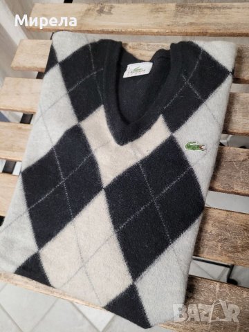LACOSTE Оригинално пуловерче от вълна, снимка 7 - Блузи с дълъг ръкав и пуловери - 39416887
