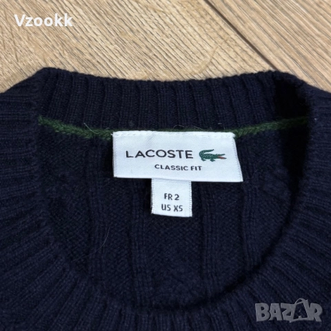 Мъжка блуза / пуловер Lacoste Regular Fit | S размер, снимка 4 - Блузи - 52800504