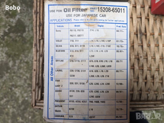 Маслени филтри за стари модели автомобили, снимка 7 - Части - 40343050