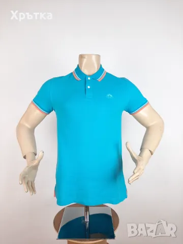 Pyrenex - Оригинална мъжка тениска с яка размер S, снимка 3 - Тениски - 47438081