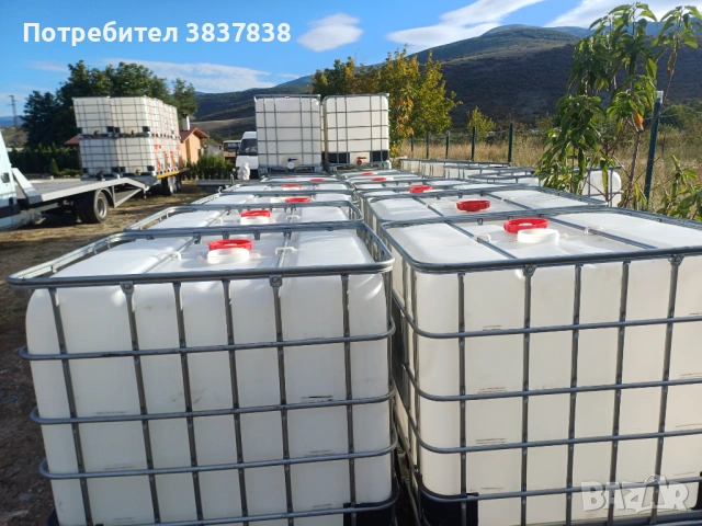 Бидони, контейнери, цистерни 1000л. , снимка 2 - Други - 53652402