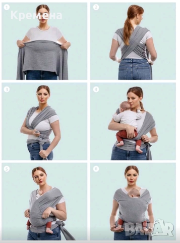 Слинг за бебе, снимка 2 - Кенгура и ранички - 52582860