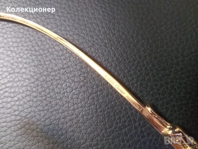 Слънчеви очила Cartier с лъвски елементи – елегантен винтидж модел, снимка 5 - Слънчеви и диоптрични очила - 41290406