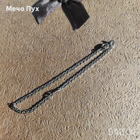 Сребърна гривна (290), снимка 3 - Гривни - 47647978