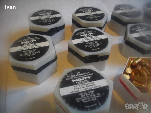 Заряди Капси 6,8/18 за HILTI бърз монтаж модели DX 600, DX 600N, DX400E,DX400,DX35,DX300,DX200,DX100, снимка 7 - Други инструменти - 53306875