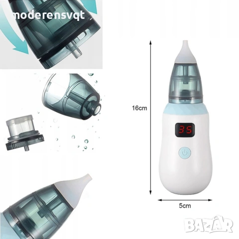 Детски Aспиратор за нос и уши уред за почистване на секрети, снимка 5 - Други - 53383696