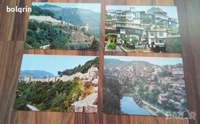 7 стари картички и брошура от Велико Търново / Царевец / Балдуиновата кула / река Янтра, снимка 2 - Филателия - 41373779