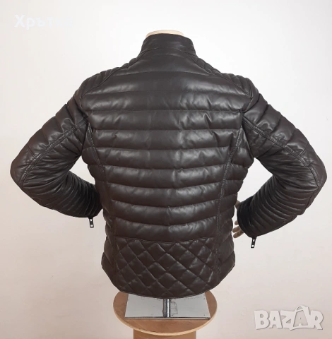 Hugo Boss John In - Оригинално мъжко кожено яке размер 52, 54, снимка 6 - Якета - 53298360