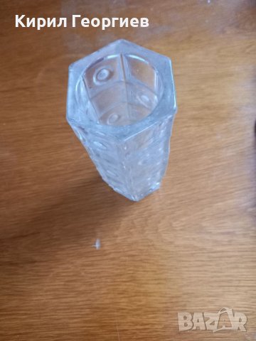 Ваза от масивно стъкло, снимка 2 - Вази - 41607743