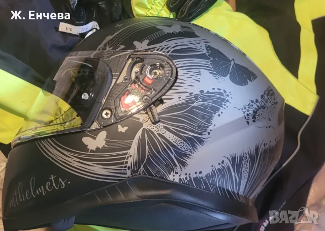 Каска MT Thunder 3SV SV – Matt Anthracite/Gradient/Silver, снимка 10 - Спортна екипировка - 49461845