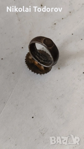 Чорбаджийски възрожденски пръстен, снимка 5 - Пръстени - 53861526