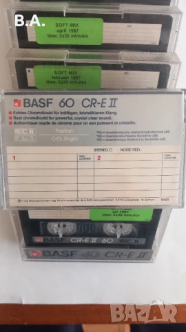 Аудио Касети BASF-60 CR-EII, снимка 2 - Аудио касети - 50756549