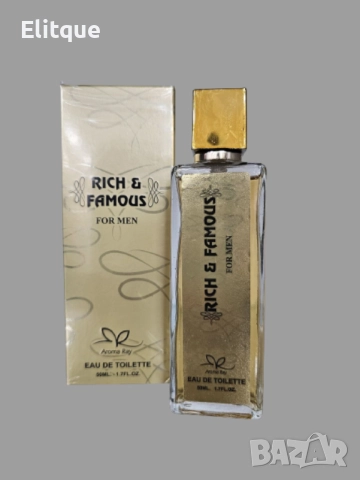 Парфюм Rich & Famous For Men Eau De Toilette 50ml.  , снимка 4 - Мъжки парфюми - 52904126