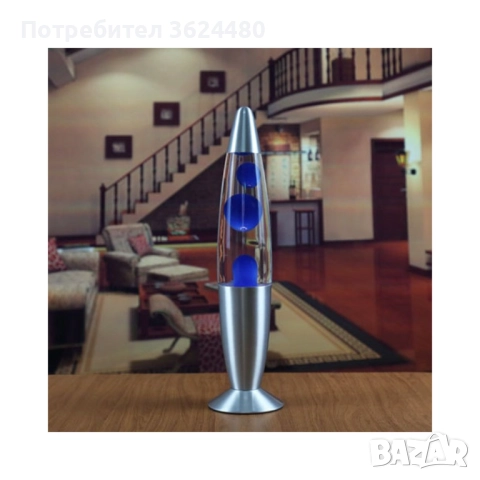 ЛАВА ГОЛЯМА НОЩНА ЛАМПА 2116, снимка 4 - Настолни лампи - 52650142