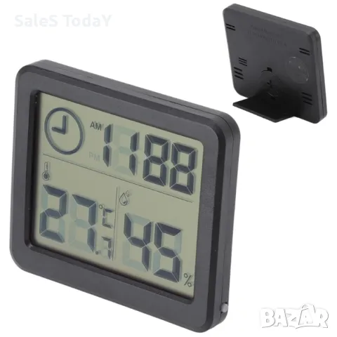 ЧАСОВНИК С ТЕРМОМЕТЪР И ХИДРОМЕТЪР, снимка 2 - Други - 49299235