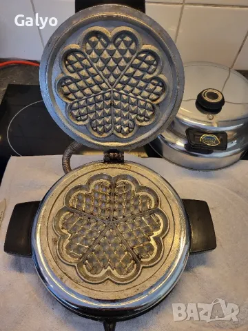 Стари немски гофретници Grossag, Maybaum, , снимка 9 - Тостери - 49330274