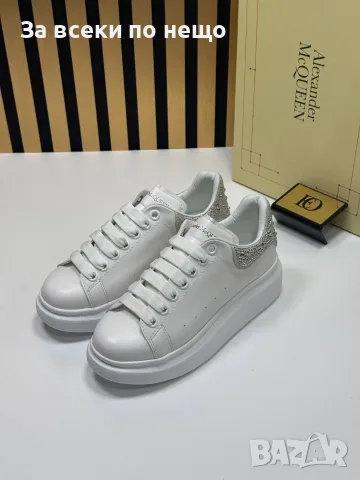 Alexander McQueen Дамски Маратонки С Кристали👟Дамски Спортни Обувки С Камъни - 3 Цвята Код E143, снимка 14 - Маратонки - 55799954