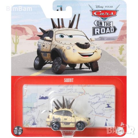 Оригинална количка Cars  SQUAT / Disney / Pixar, снимка 1 - Коли, камиони, мотори, писти - 44296432