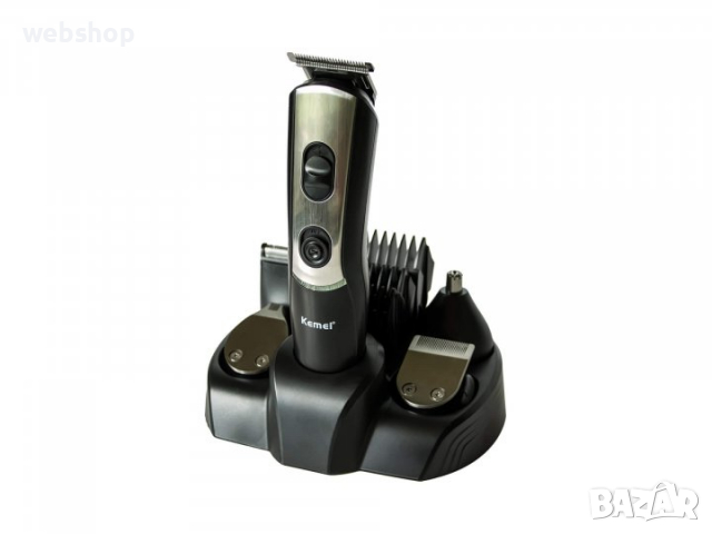 МАШИНКА ЗА БРЪСНЕНЕ И ПОДСТРИГВАНЕ 10В1 KEMEI KM-520, снимка 1