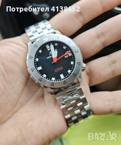 Steelflier automatic diver 200m., снимка 2 - Мъжки - 53440291