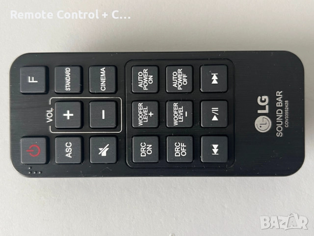 Дистанционно LG COV33552428 (SOUND BAR), снимка 2 - Аудиосистеми - 51921351