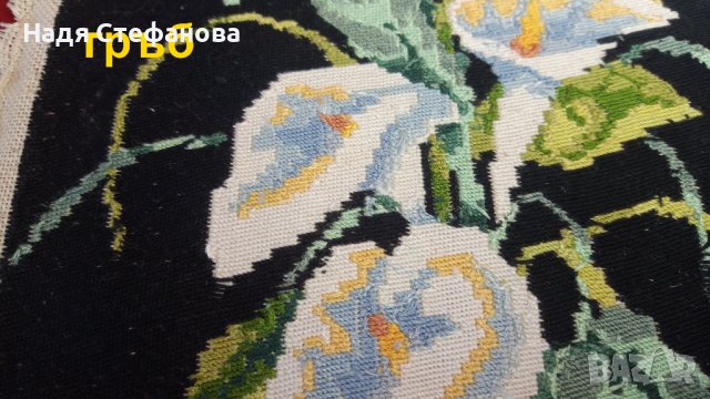 Гоблен Калии във ваза, снимка 6 - Гоблени - 44478555