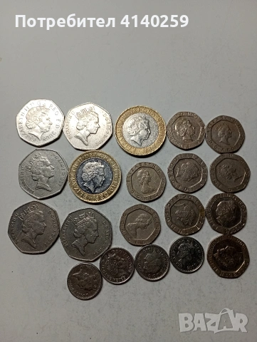 ВЕЛИКОБРИТАНИЯ МОНЕТИ , снимка 4 - Нумизматика и бонистика - 53730332