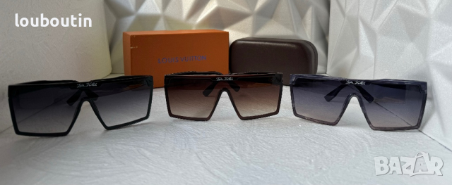 Louis Vuitton 2023 висок клас мъжки слънчеви очила маска Дамски Унисекс, снимка 14 - Слънчеви и диоптрични очила - 44783786