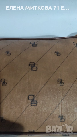 Кожена дамска чанта от Ashley Brooke в кафяв цвят, снимка 9 - Чанти - 52314150