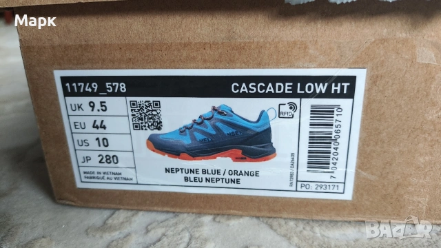 Обувки Henley hensen Cascade low HT 44 , снимка 3 - Маратонки - 53524197