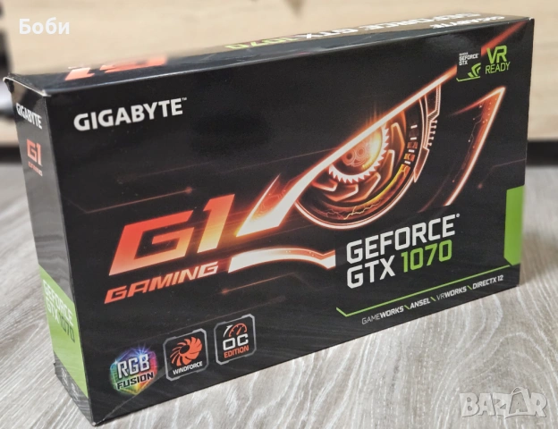 Видеокарта Nvidia GTX 1070 - GIGABYTE G1 Gaming