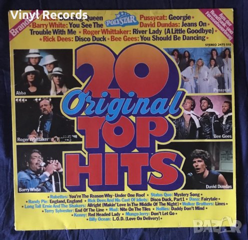 Various – 20 Original Top Hits, Vinyl, LP, Compilation, Stereo