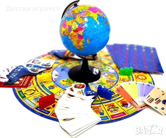Настолна игра Околосветско пътешествие 2, образователна игра, за 8+ години , снимка 2 - Образователни игри - 48351306