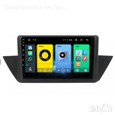 Android мултимедия GPS навигация CarPlay Android Auto + Камера – за BMW X1 E84 2009-2015, снимка 4 - Аксесоари и консумативи - 53808888