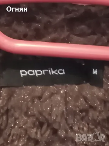 Дамско яке Paprika с еко кожа пух, снимка 2 - Палта, манта - 56010518
