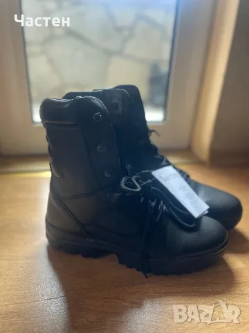 Мъжки боти ест. кожа (полицейски), снимка 2 - Мъжки боти - 48078275