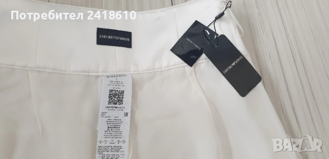 Emporio Armani Pant Women Size 40 / M НОВО! ОРИГИНАЛ! Дамски Панталон!, снимка 4 - Панталони - 53605886