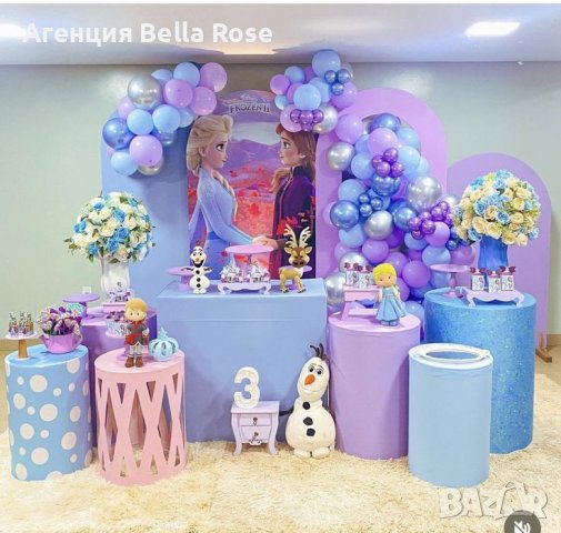 Украса 1ви Рожден ден Замръзналото кралство  Frozen , снимка 5 - Декорация - 44192954