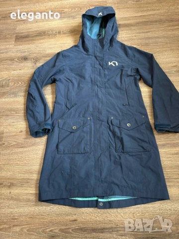 Дамско водоустойчиво дълго яке KARI TRAA DALANE Rain Parka , M размер , снимка 6 - Якета - 52964984