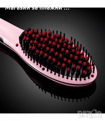 ЧЕТКА ЗА ИЗПРАВЯНЕ НА КОСА - код Fast Hair Straightener 906, снимка 4 - Други - 34282887