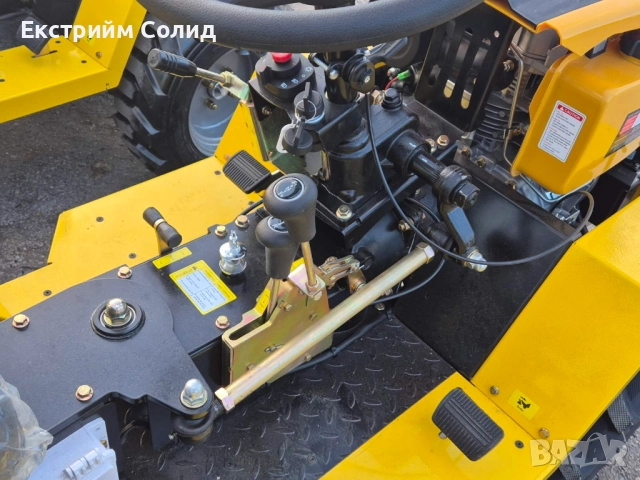 НОВ Мини Трактор - 18 кс - Дизел - 4x4 - Гаранция - чупеща база, снимка 18 - Селскостопанска техника - 51426837