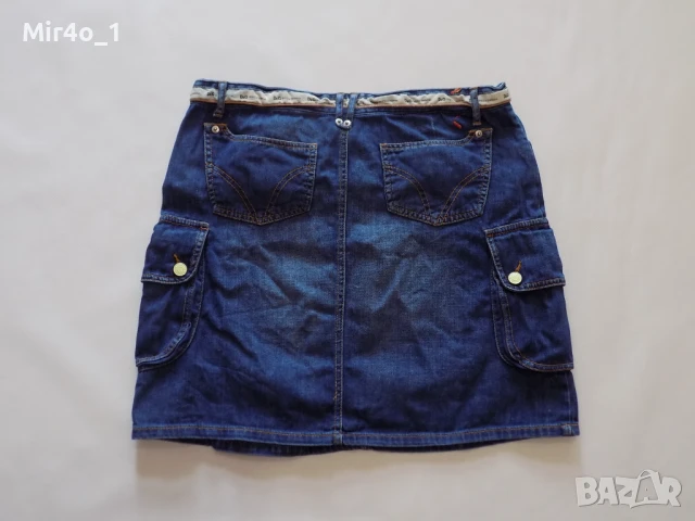 дънкова пола dolce & gabbana къси панталони шорти гащета панталон дамска оригинал размер 32/46, снимка 2 - Поли - 50832587